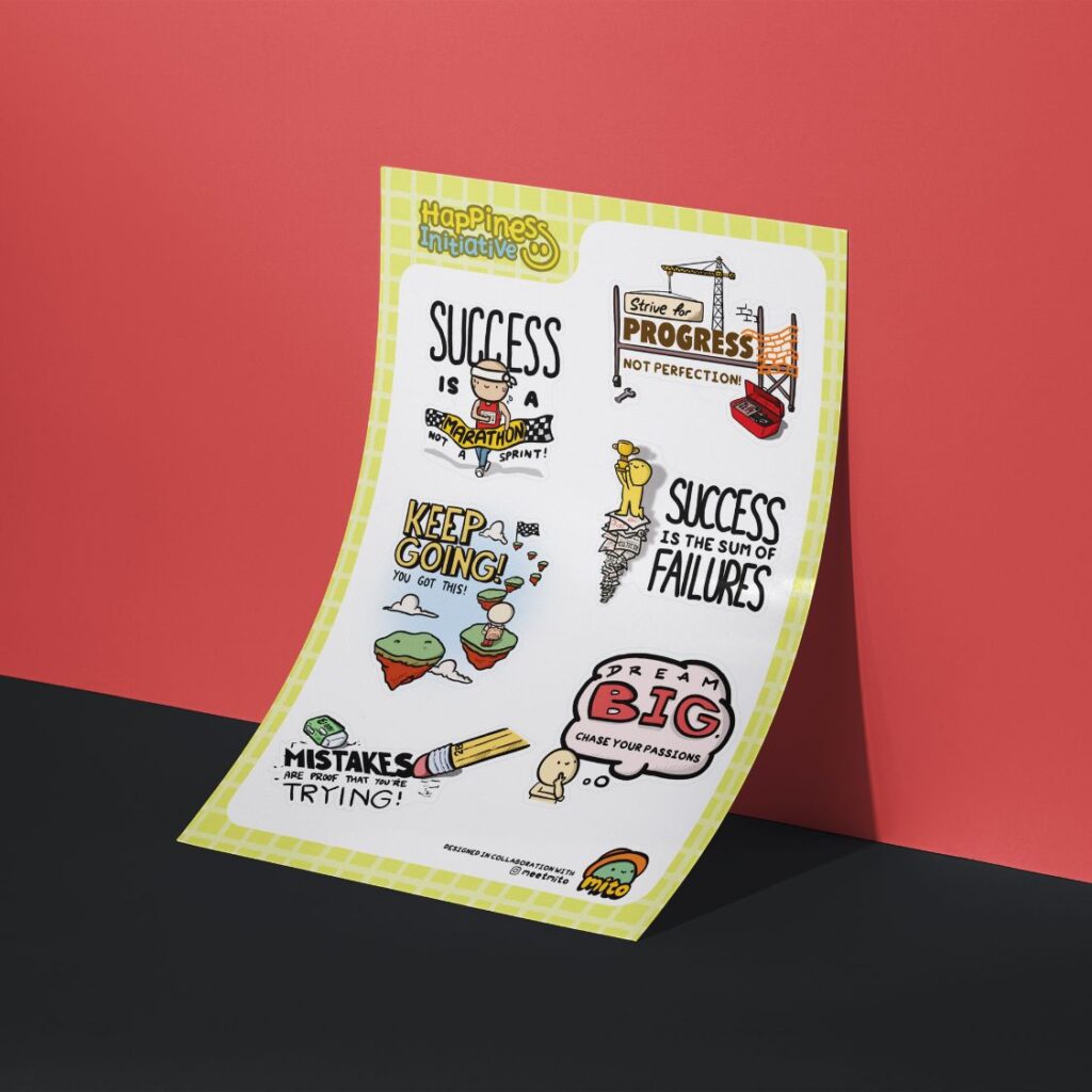 Well-being Stickers – Happiness Initiative